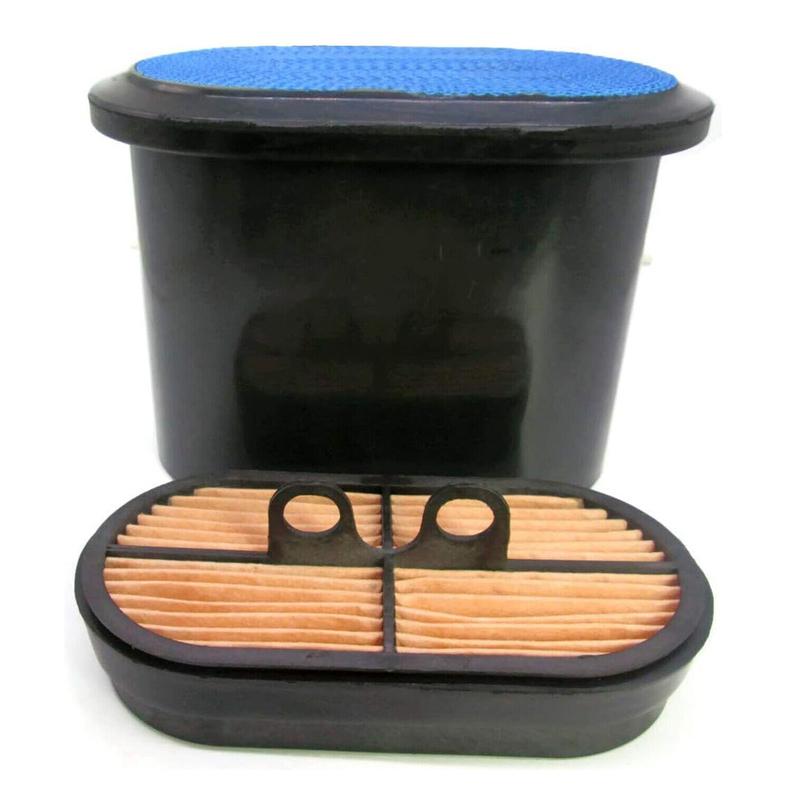 2Pcs Air Filter Fit for JCB 1400B 1550B 1600B 1700B 214 215 216 Backhoe Loader X 4CX Telehandler 531-70 32-925682 32-925683