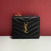 [Б/У] Ysl Cassandre Логотип Застежка-кнопка Стеганая Кожаная Картхолдер - Отличное состояние #1LHICZQ