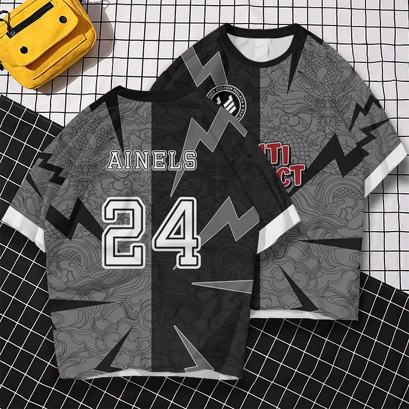 Летняя быстросохнущая новая мужская баскетбольная футболка с коротким рукавом с 3D-принтом, свободная футболка большого размера, модная одежда для пар