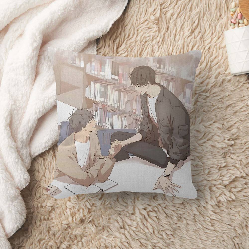 The Shape of Sympathy bl Anime Pillow Cover Design cushion Cover decor Holiday Decorati