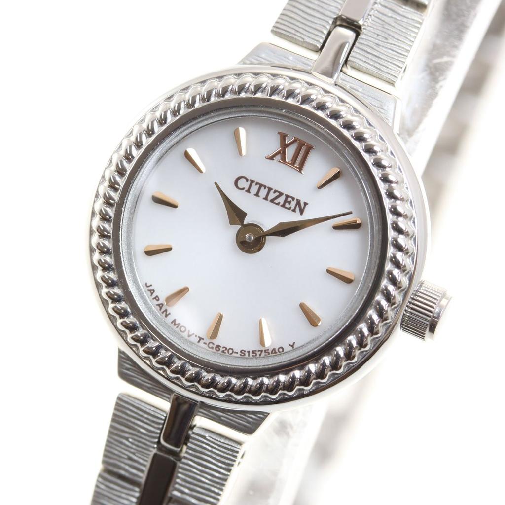Часы Key Eco Drive Solar с круглым металлическим браслетом [Citizen] Kii женские EG2981-57A