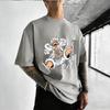 2026 Summer Hot Sale Luffy Gear 5 T Shirt Men Anime Graphic Print Casual Loose Short Sleeve Streetwear Tops Harajuku