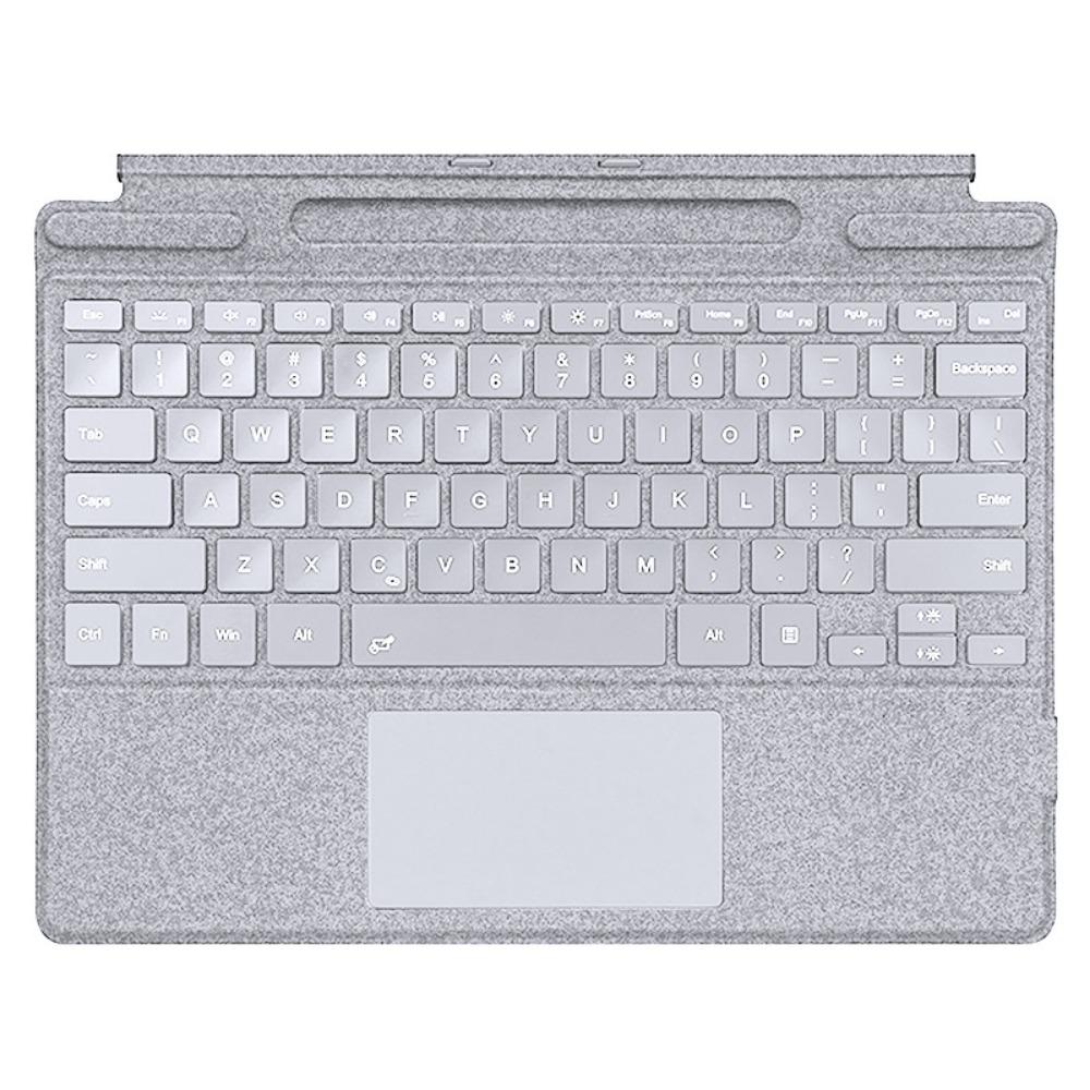 Bluetooth-клавиатура для Microsoft Surface Pro 9 с цветной подсветкой и беспроводной магнитной зарядкой