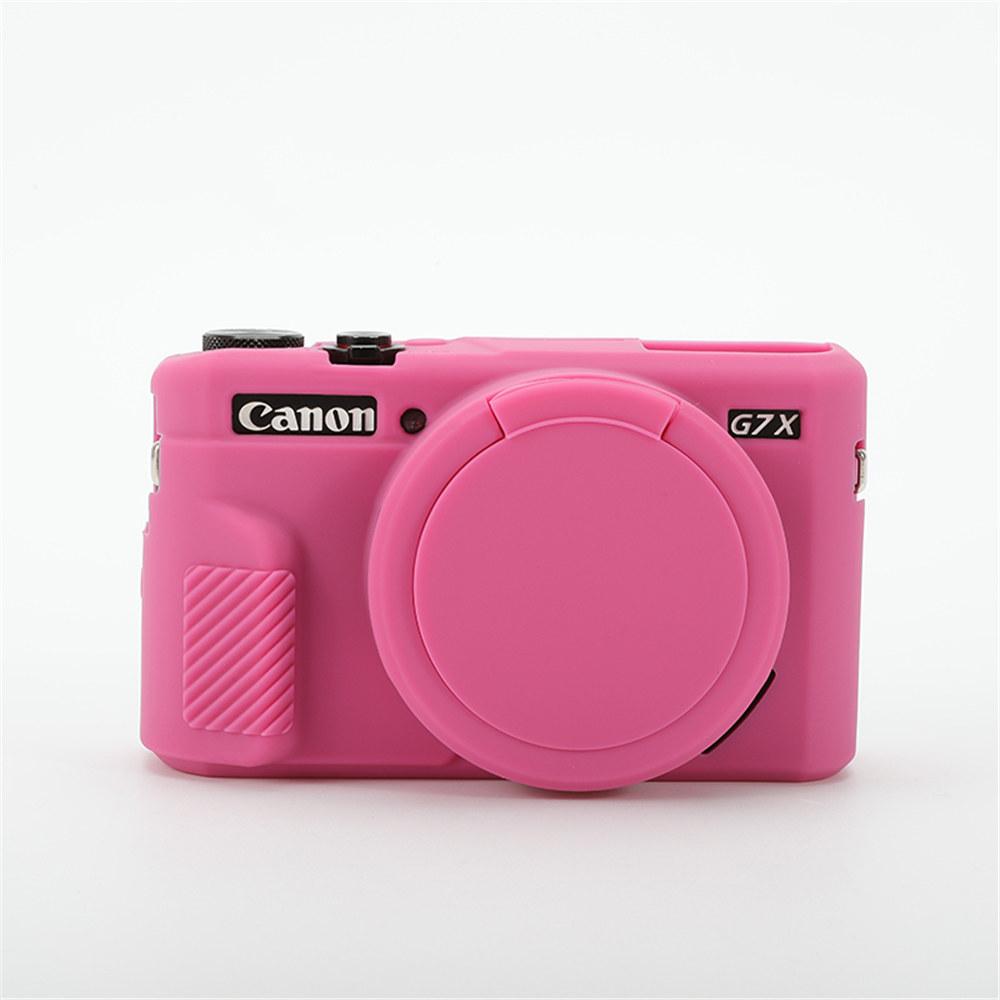 Мягкий силиконовый чехол для корпуса камеры G7XII для Canon G7X II G7X Mark II G7X2, резиновая защита, скин с крышкой для объектива