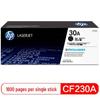 HP 30А (CF230A) Оригинальный черный картридж с тонером