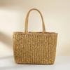 Summer New Paper Rope Hand-woven Straw Bag for Women Seaside Holiday Beach Bag Bali Shopper Purse Handbag