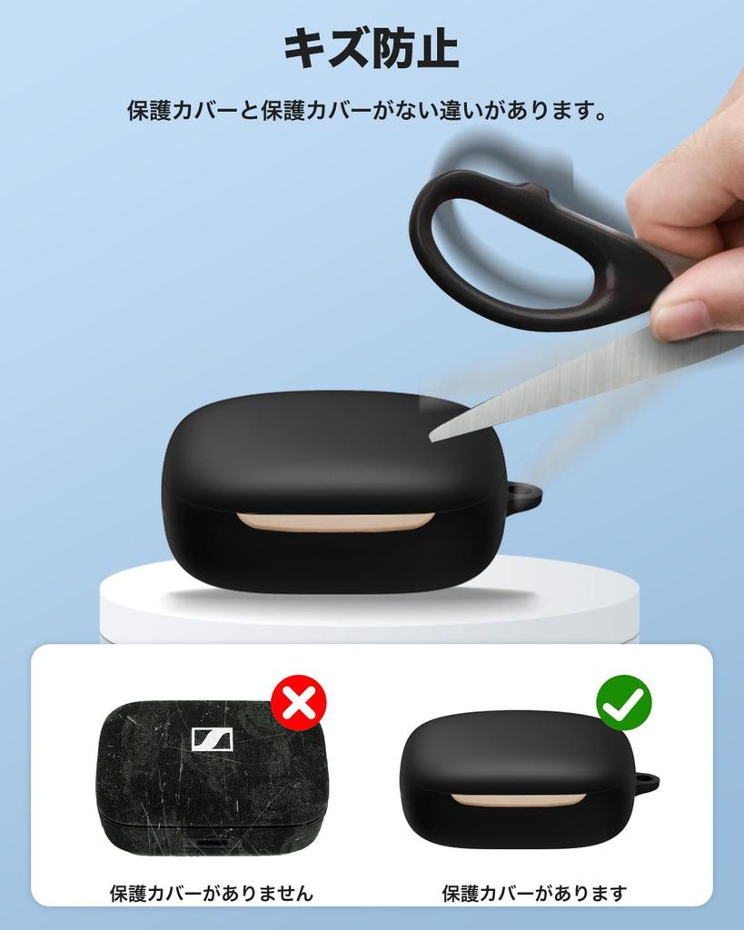 Чехол для беспроводных наушников Audio Technica YAJOJO, чехол для зарядки с карабином и брелком, силиконовый защитный чехол, противоударный, пылезащитный