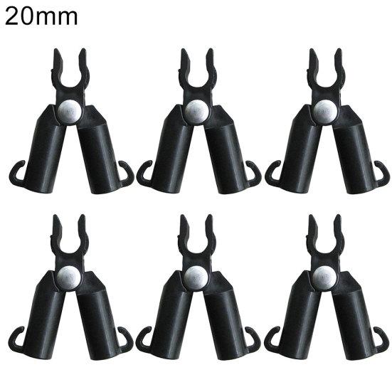 Зажимы-фиксаторы для труб различной толщины, наборы от 6 штук