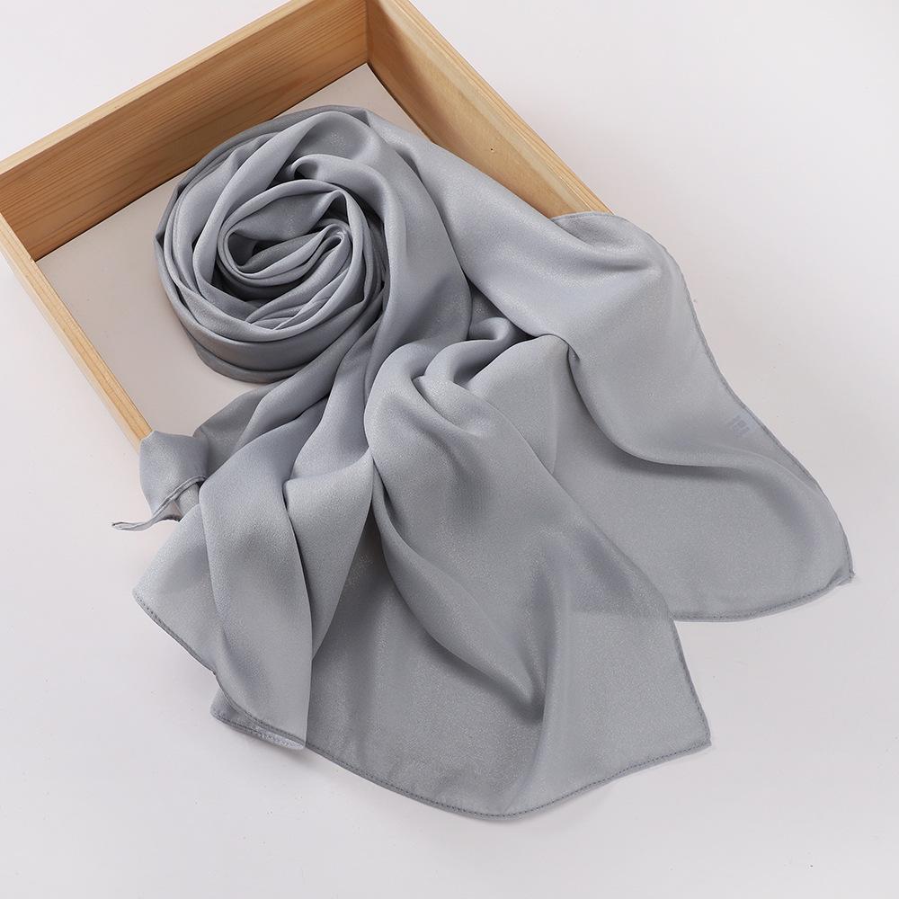Malaysia's New Women's Head Scarf, Pearlescent Yarn Series Scarf Shawl