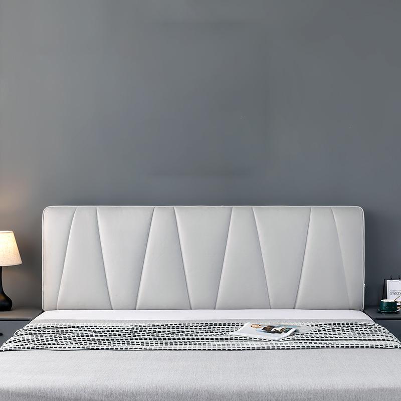 Износостойкий чехол для изголовья кровати, утолщенный эластичный всеобъемлющий технологический тканевый чехол для изголовья кровати, пылезащитный защитный чехол для спинки кровати