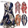 High-quality Luxurious Silk Scarves Headband Scarfs Neck Scarf For Women Chain Silk Scarf Women's Decorative Shawl