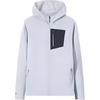 Champion Outdoor Series Color Block Zipper Hooded Comfortable Breathable Versatile Casual Jacket Men Jackets Sangma-Gray Castle-Gray 152510719-1