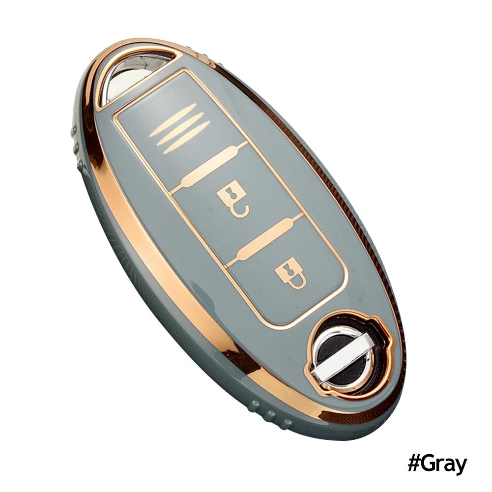 Чехол для автомобильного пульта дистанционного управления TPU Shell Fob для Nissan Qashqai Juke J10 J11 X-Trail T32 T31 Kicks Tiida Pathfinder Note для Infiniti