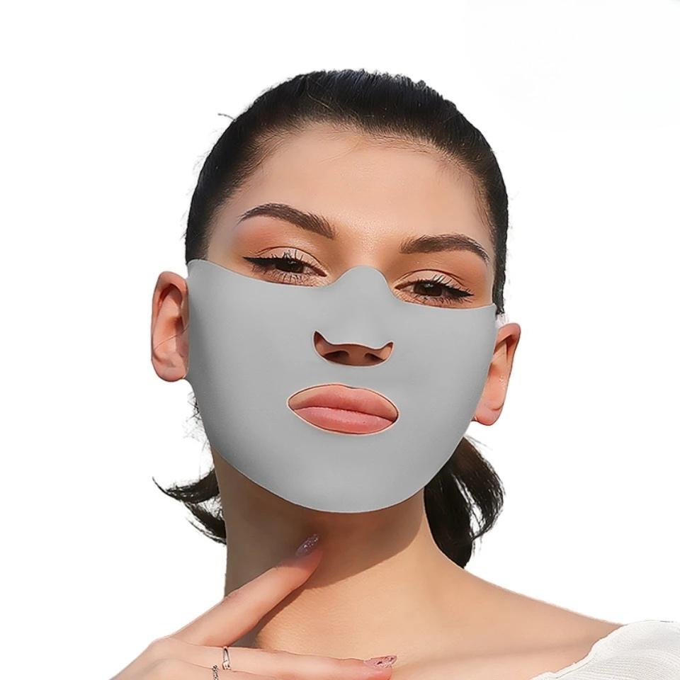 1/2pcs Outdoor Hiking UV Protective Mask Universal Sunscreen Facial Mask Moisturizing Breathable Sun Protection Face Patch