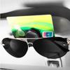 Sunglass Holder For Car Visor Clip Auto Sun Visor Eyeglass Storage Organizer Ticket Card Clip Sunglasses Mount Car Visor
