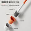 Long Handle Silicone Soft Bristle Toilet Brush With Wall Mount Holder Bathroom Cleaning