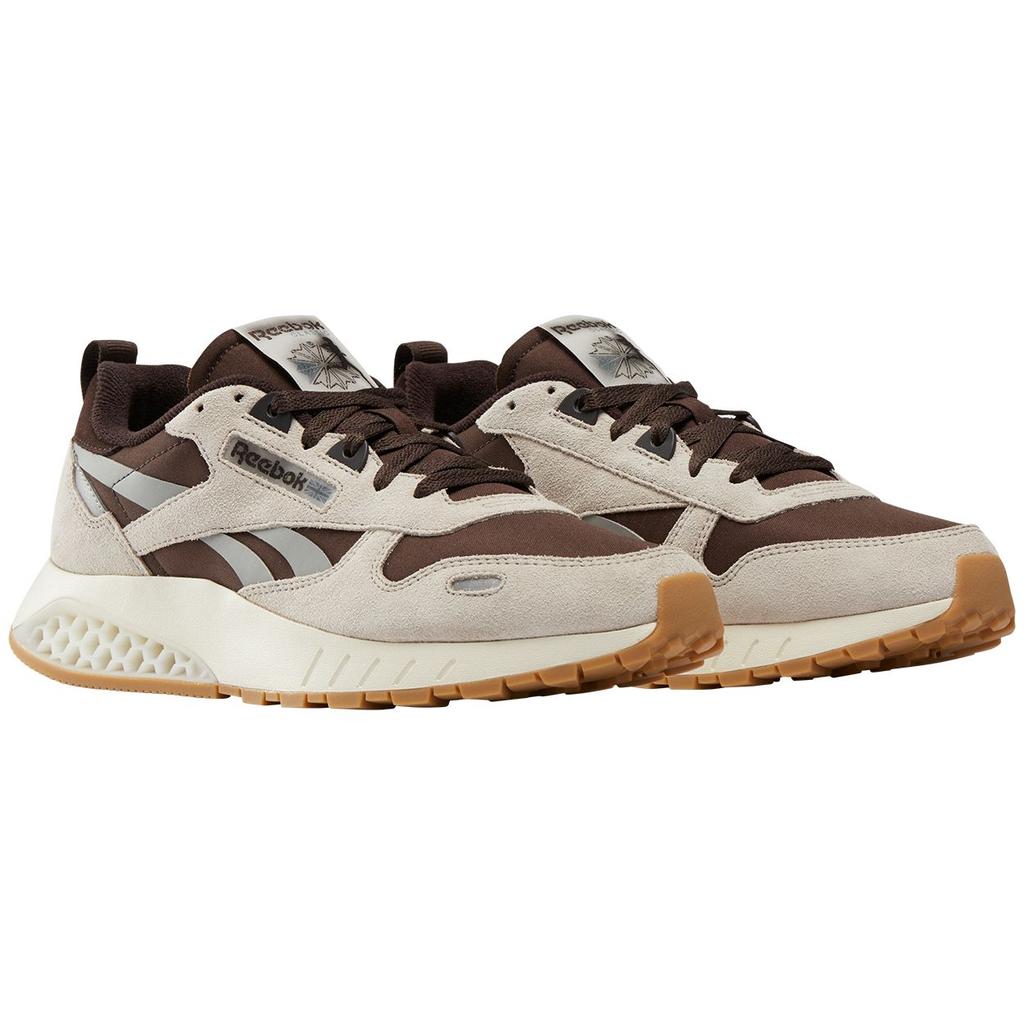 Reebok КЛАССИЧЕСКИЕ КОЖАНЫЕ HEXALITE Комфортные Универсальные Низкие Беговые Кроссовки Унисекс Коричневые 100201105