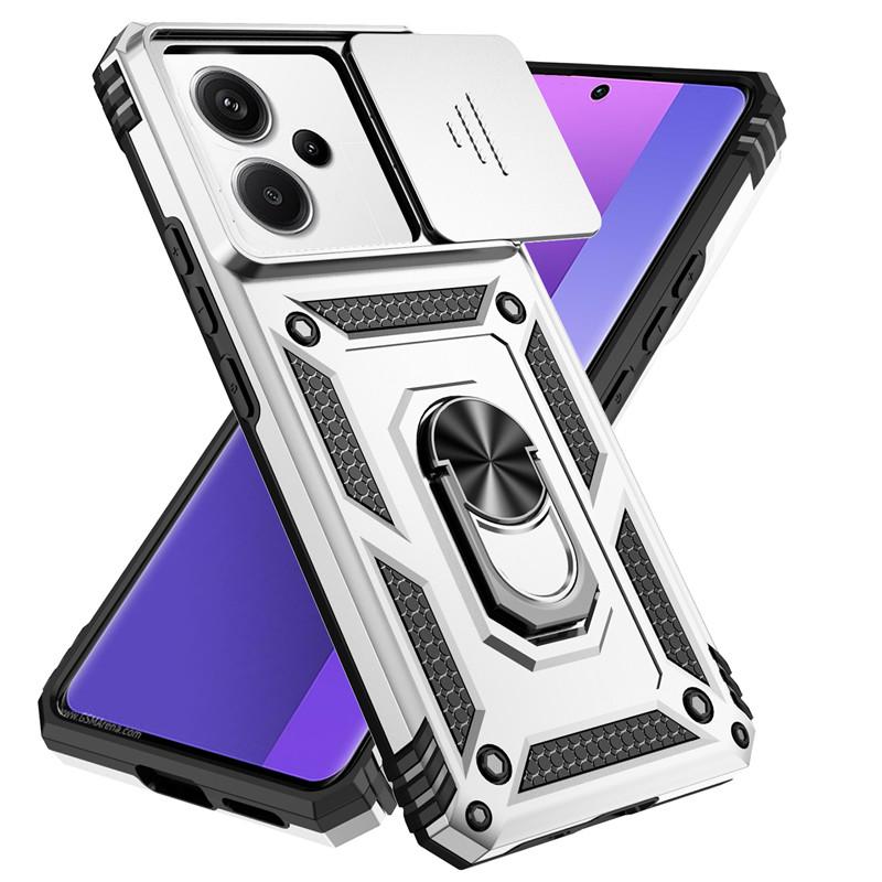 Для Xiaomi Redmi Note 13 Pro 5G чехол слайдер камера защитный чехол для Redmi Note13 Note 13Pro 5G магнитный держатель кольцо крышка