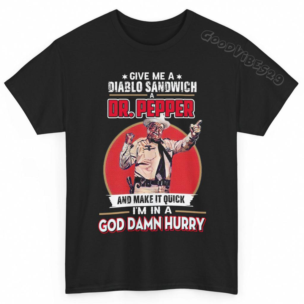 Смоки и Бандит Сэндвич Дьябло Dr Pepper S-5XL Футболка Мужская Женская Унисекс