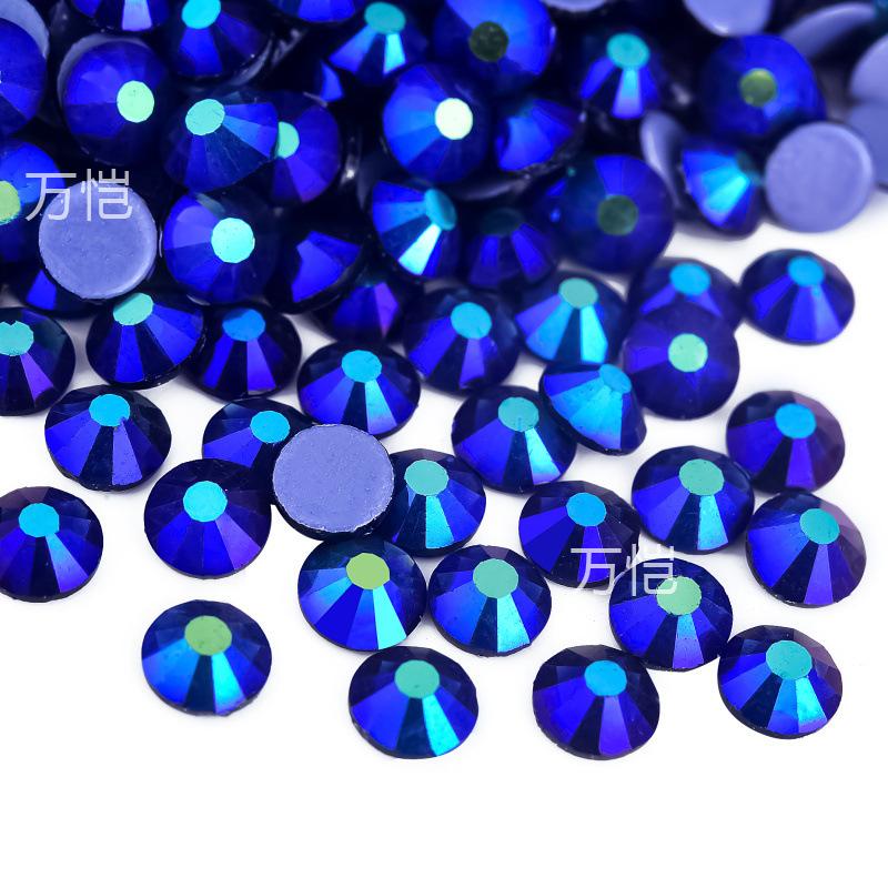 Blue Series Glass Hot Drill, Hot Melt Adhesive Стразы Diy Аксессуары для одежды Декоративные Красота Креативные Аксессуары