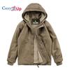 Cozy Up Autumn Padded Jacket Men's Plus Velvet Padded Padded Jacket Hooded Lamb Fleece Jacket