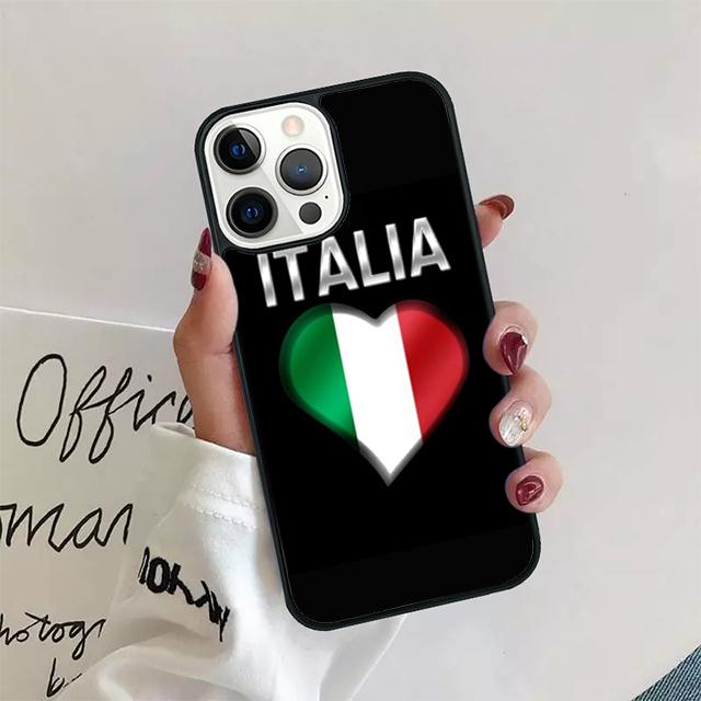 Italy Italia National Flag Phone Case Cover For iPhone 17 Air 15 16 14 13 12 Pro Max 11 Pro Max Plus Coque Shell