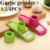 Мини-чесночница, креативный чесночница, кухонный пресс для чеснока, ручное измельчение чеснока, зеленые кухонные гаджеты 1 шт.