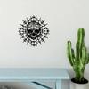 Skull Metal Wall Decor – Modern Design for Boys & Girls Rooms, Kindergarten, Living Room, Nursery, and Bedroom