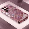 Розовый трехмерный куб Мадам пинк Стекло Чехол для телефона для Samsung Galaxy S26 S25 S24 S23 S22 S21 FE Ultra Plus Ударопрочный