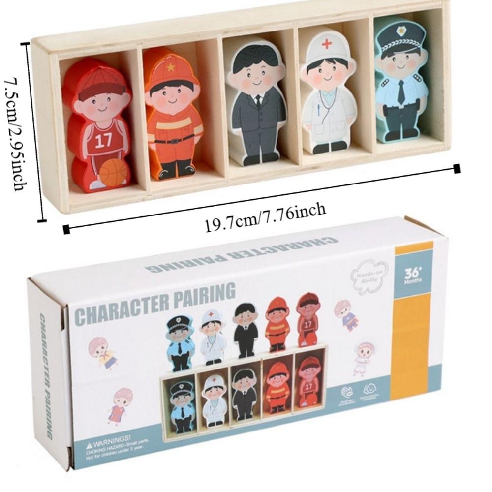 Early Educational Character Puzzle Game Matching Game Reasoning Thinking Puzzle Toy  Children