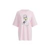 Neo Cartoon Print Loose-Fit Athletic T-Shirt Women Tops Pink H61997