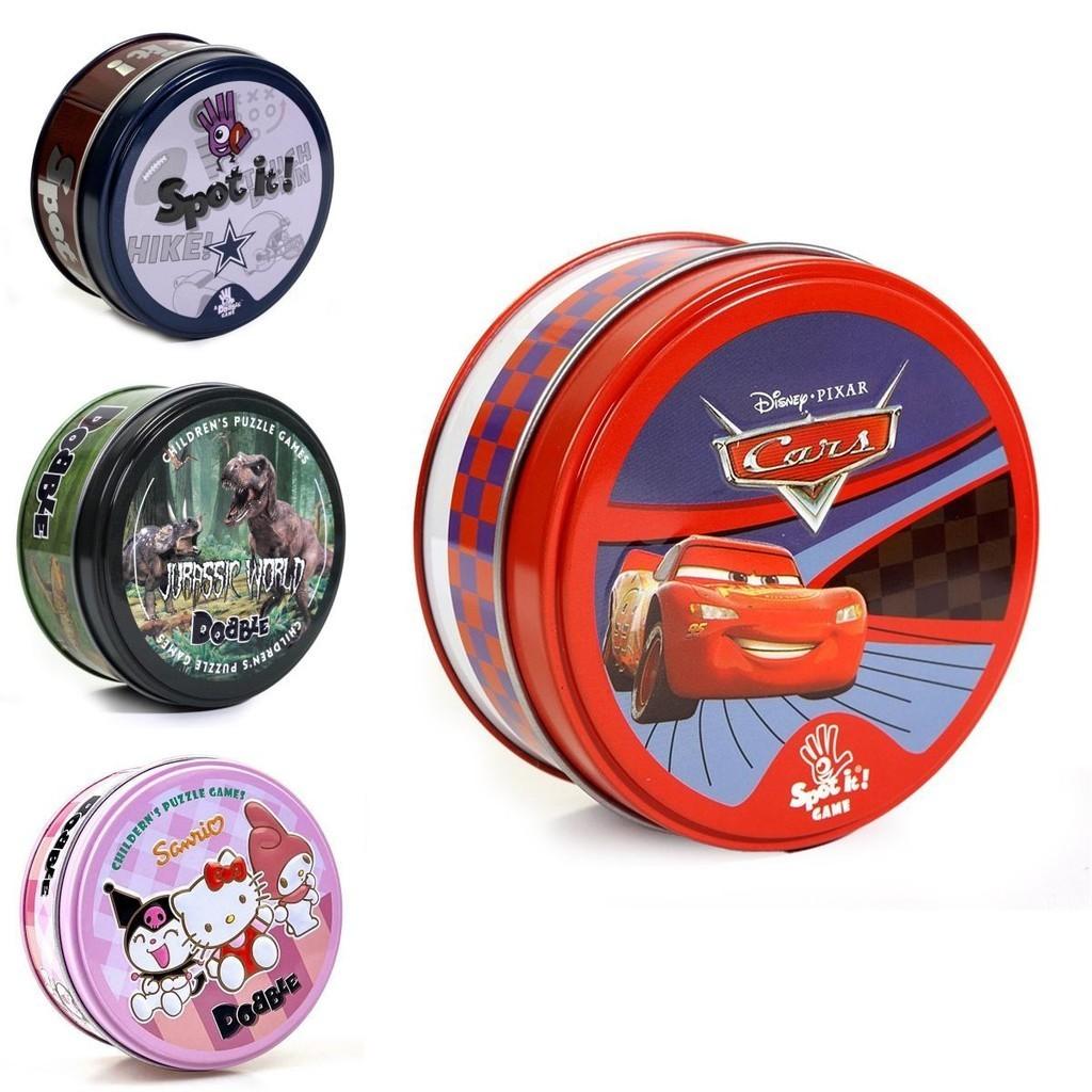 Игра Spot It Веселая и интерактивная карточная игра для многопользовательских собраний Картонные карты Dobble