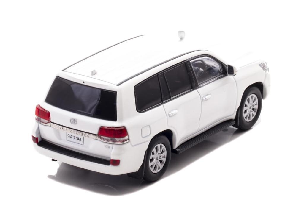 Hiko Seven CARNEL Масштаб 1/43 Toyota Land Cruiser AX G Selection URJ202 Готовая модель CN431504 Белый Жемчужный Кристальный Блеск