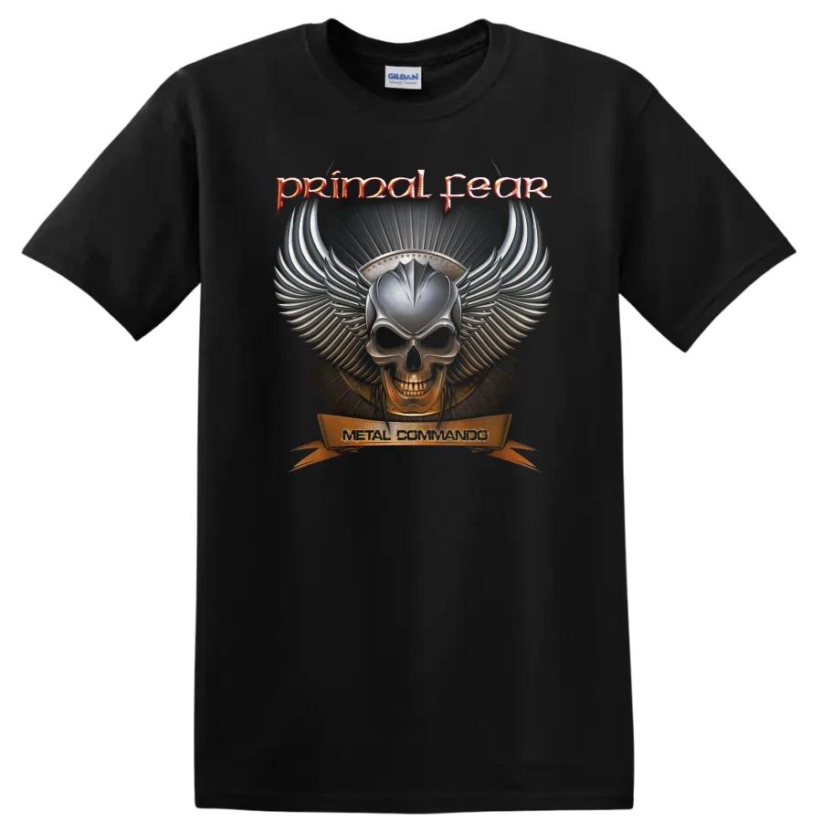 Skull Design Metal Wings Graphic T Shirt for Heavy Metal Fans Cool Tee