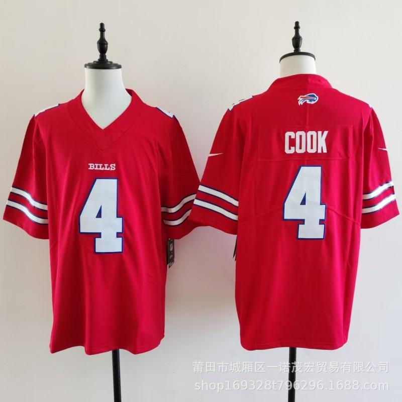 Bills Football Jersey Embroidered Rugby Uniform Mens Sports Shirt Size S-XXXL