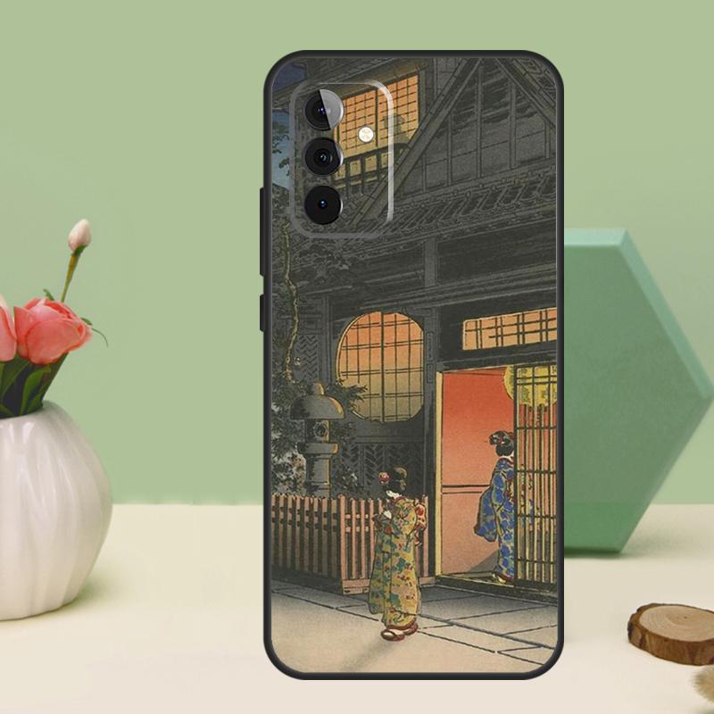 Японский стиль Укиё-э Для Samsung Galaxy A26 A54 A34 A14 A52 A32 A12 A13 A33 A53 A15 A16 A36 A56 A06 A35 A55 Чехол
