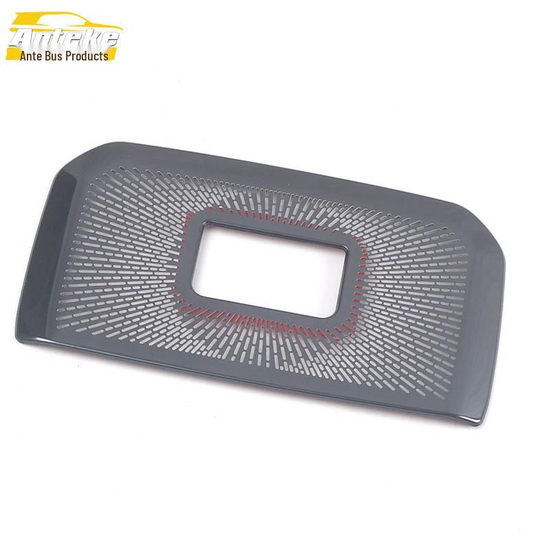 22 Highlander Rear USB Speaker Cover Sequin Stainless Steel Panel