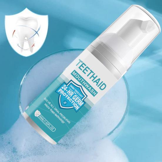 30ML Mousse Toothpaste Natural Ingredients Oral Care Food Grade User-friendly Teeth Whitening Ultra-fine Mousse Foam Deeply Cleaning Toothbrush