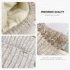 Two-tone cute cat ear knitted hat for women, autumn and winter, cold-proof, ear-protecting, face-slimming pullover beanie