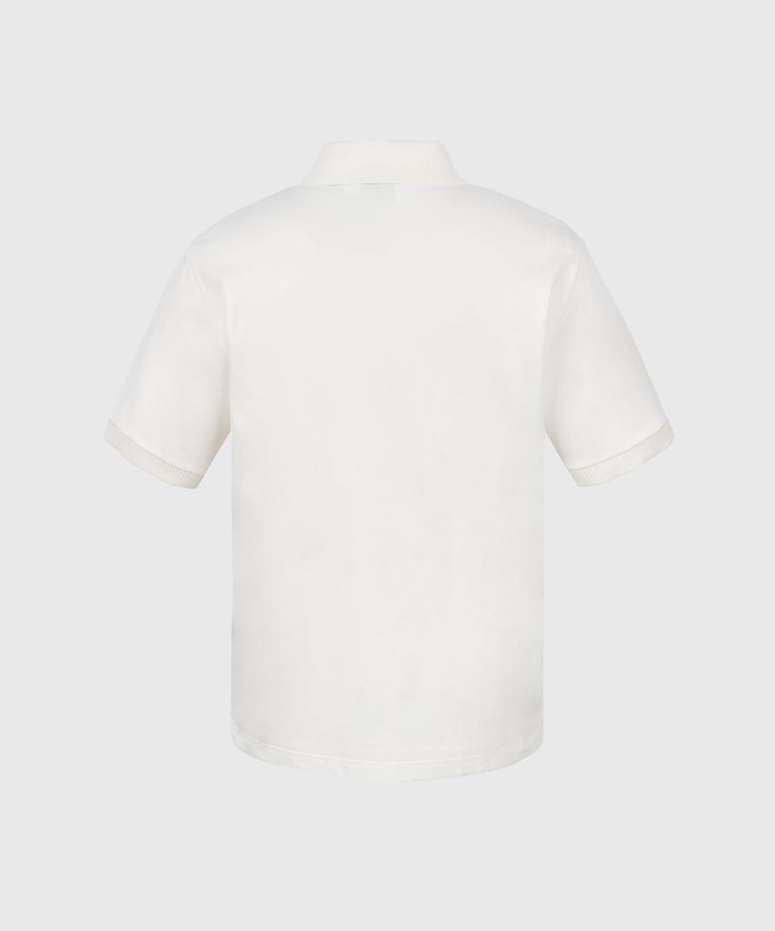 DUVETICA Ginessio (Light Ivory) (Men'S Short-Sleeve Polo Shirt)