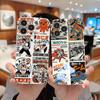 Универсальный чехол для телефона с пленкой и мультяшным модным дизайном, твердый чехол с полным покрытием, защитный чехол для камеры для iPhone, Samsung, Xiaomi, Poco, Redmi, Huawei, Honor
