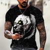 New Fun Animal Panda Pattern Men's T-Shirt Printed T-Shirt Fashion Round Neck Plus Size Short Sleeve Personalized Men's T-Shirts