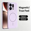 Candy Smooth Glossy Hard for Magsafe Magnetic Case For OPPO Find X9 X8 Pro Color Wireless Charging Shockproof Cover