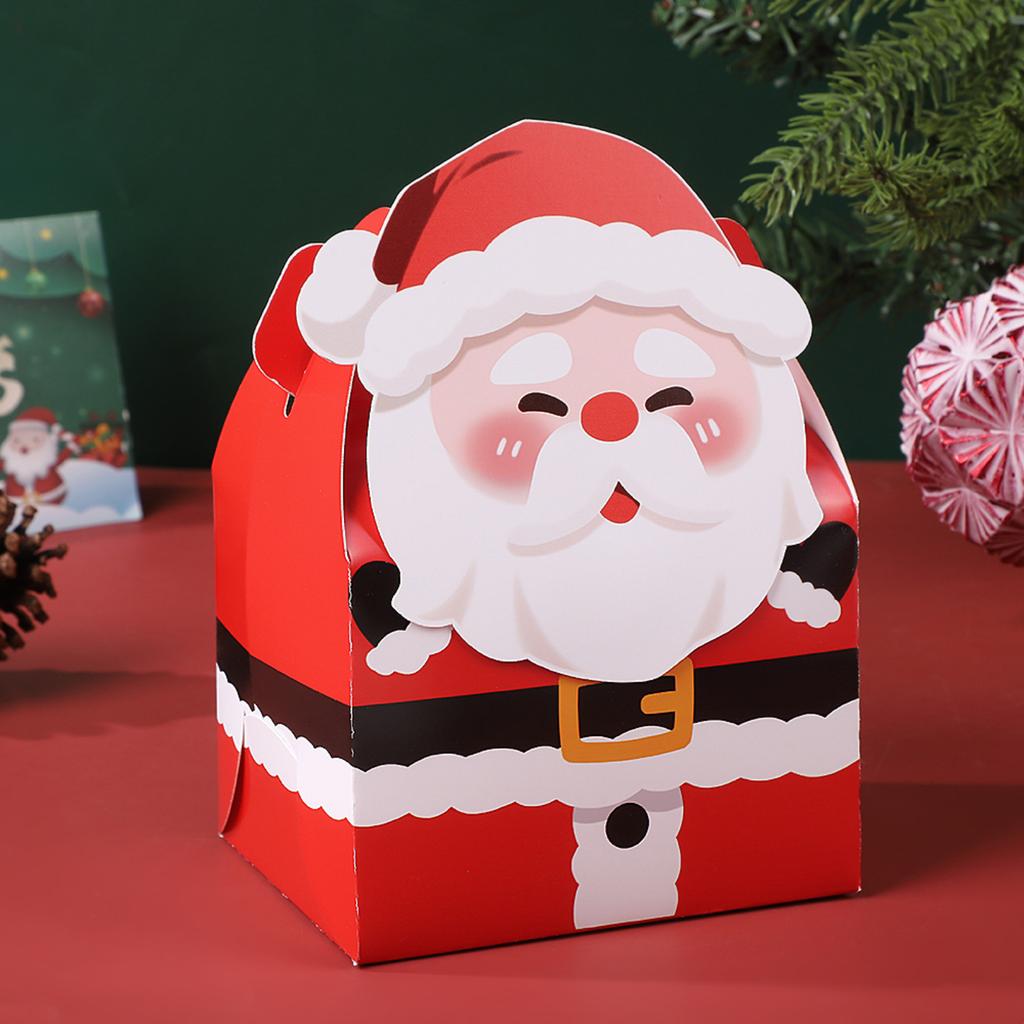 Christmas Cartoon Hand-held Gift Box, Christmas Eve Packaging Box