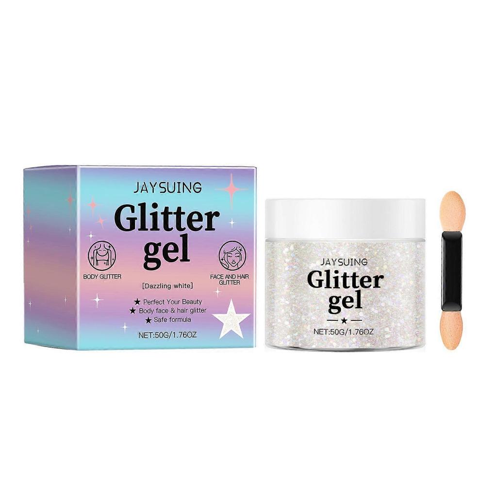 Youdaoplaceholder0 Glitter Gel Dance Floor Carnival Create Natural Three-Dimensional Makeup Glitter Gel