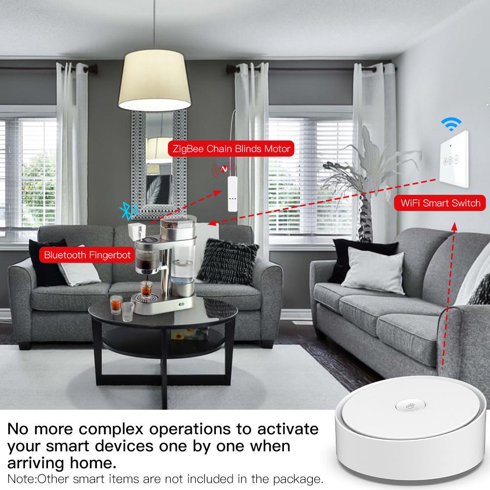Умный шлюз Graffiti ZigBee Bluetooth с голосовым управлением, совместимый с Alexa и Google Home
