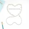 Giftable Rhinestone Heart Waist Chain Adjustable Tassel Women Jewelry for Dress Jeans Birthday Gift for Girlfriend