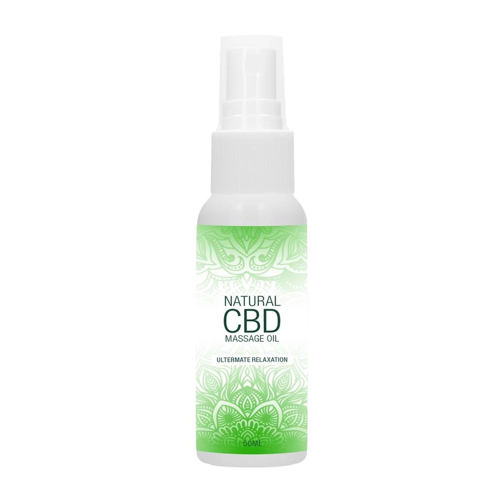 Natural CBD Massage Oil 50ml Pharmquests shots