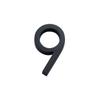 3D Black For Home Mailbox Hotel Address ABS Acrylic Number Plate Sign 0 To 9 Door Label Numeral Tag