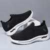 Spring and Autumn Versatile Ultra Light Men's Shoes One Pedal Flying Weaving Mesh Casual Shoes Lightweight Non-slip Socks Men's Lazy Shoes